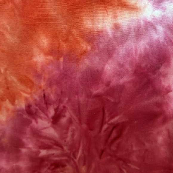 Women’s Lexington Avenue Tie-Dye T-shirt Maxi Dress Red and Orange Size X - Picture 6 of 9